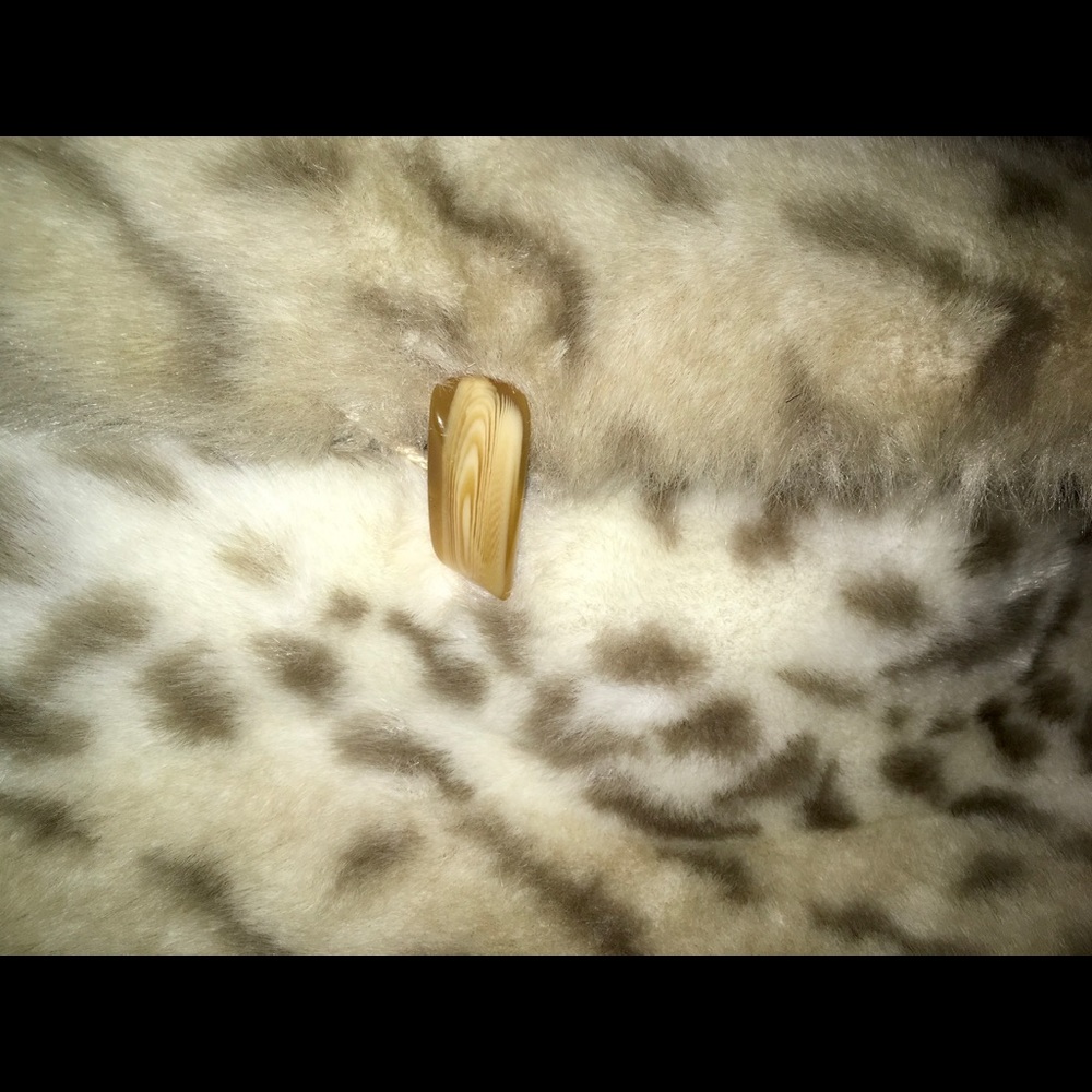 Coldwater Creek hooded faux fur coat (size: PXL)